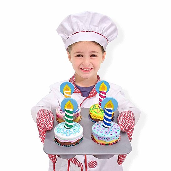 Melissa & Doug Bake & Decorate Cupcake Set