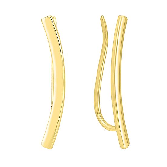 Womens 10K Gold Ear Climbers