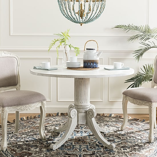 Safavieh Forest Collection Round Wood-Top Dining Table