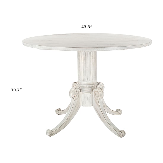 Safavieh Forest Collection Round Wood-Top Dining Table