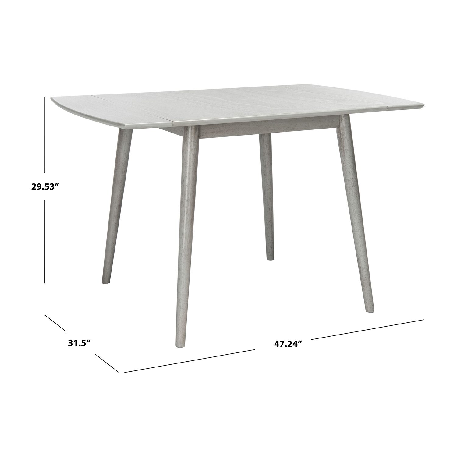 Safavieh Kaylee Collection Rectangular Wood-Top Dining Table