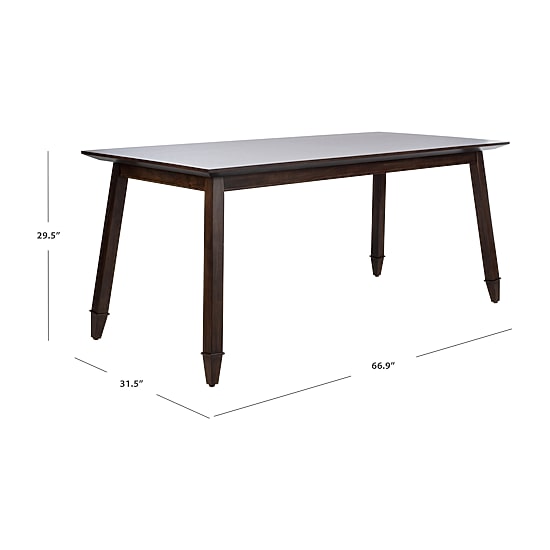 Safavieh Brayson Collection Rectangular Wood-Top Dining Table