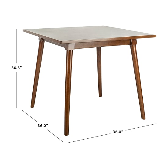 Safavieh Simone Collection Square Wood-Top Dining Table