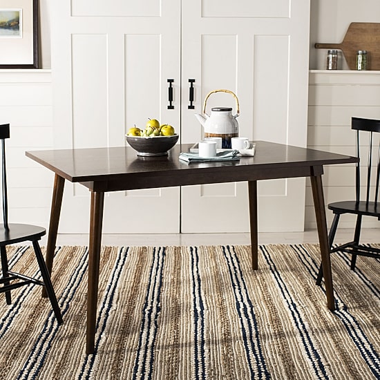Safavieh Tia Collection Rectangular Wood-Top Dining Table