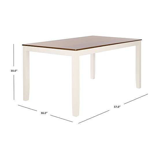 Safavieh Silio Collection Rectangular Wood-Top Dining Table
