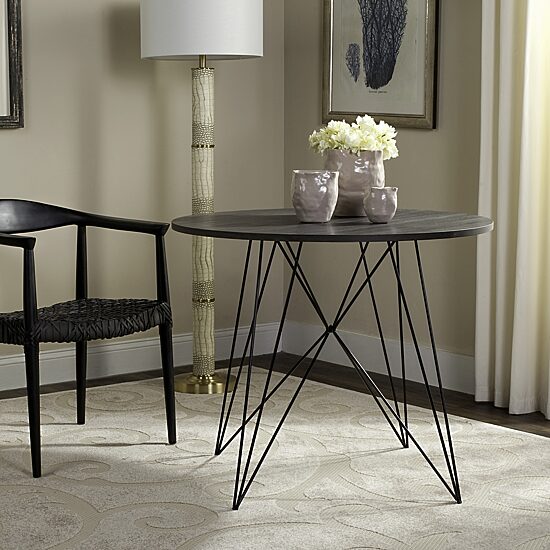 Safavieh Marino Collection Round Wood-Top Dining Table