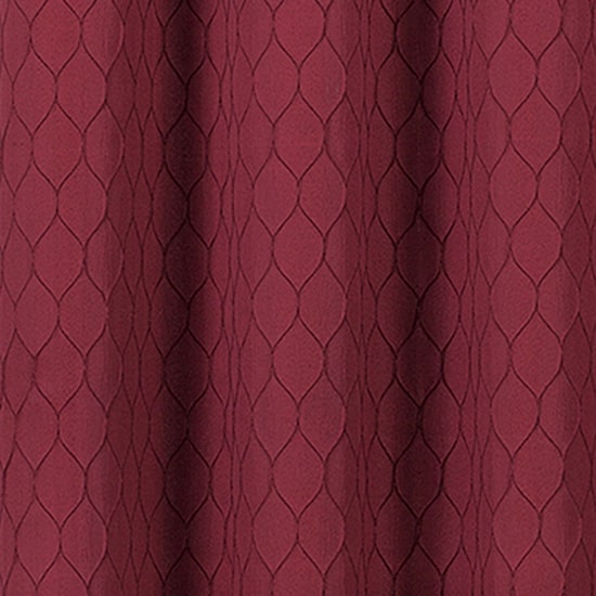 Regal Home Mackenna Jacquard Grommet Top Light-Filtering Set of 2 Curtain Panel