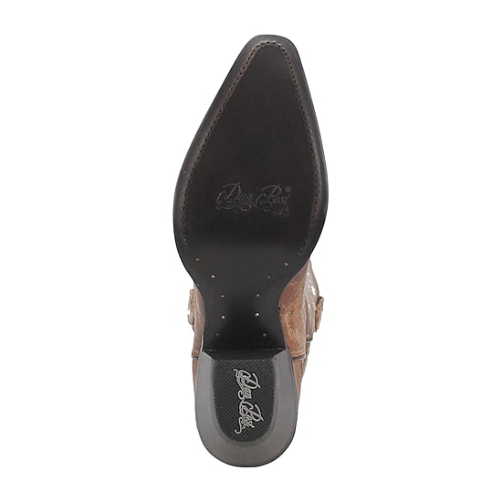 Dan Post Womens Collen Block Heel Cowboy Boots