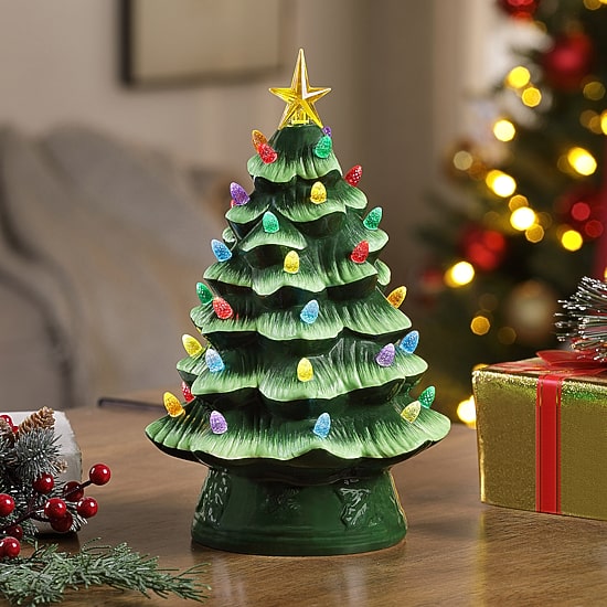 Nostalgic Christmas Tabletop Tree