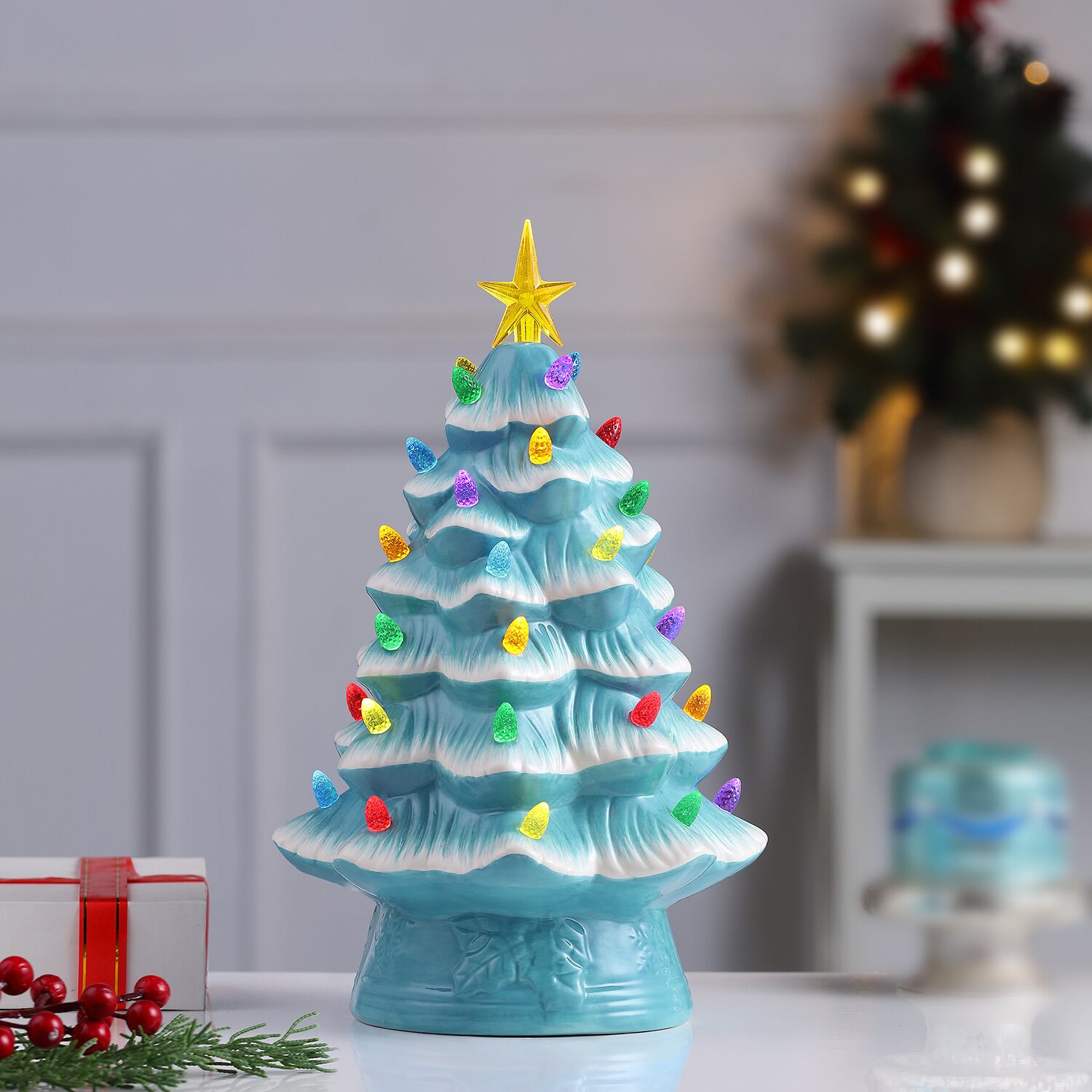 Nostalgic Christmas Tabletop Tree