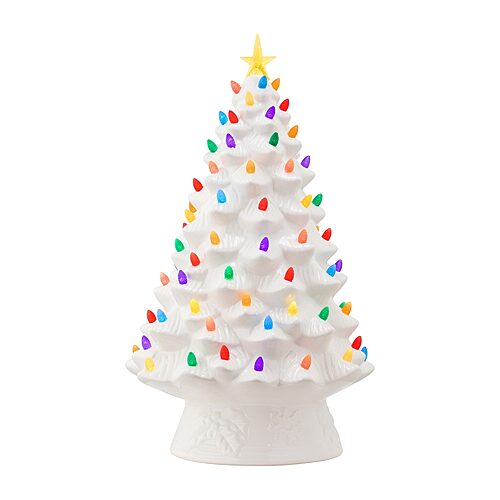 Mr. Christmas Nostalgic Christmas Tree, 18" - White