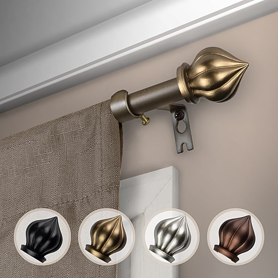 Rod Desyne Primrose 5/8 IN Adjustable Curtain Rod