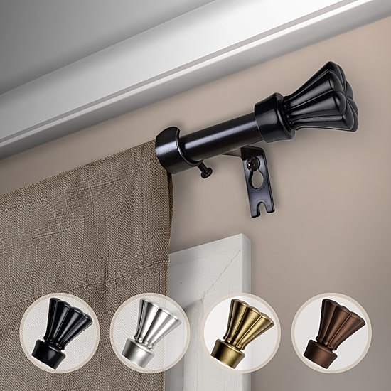 Rod Desyne Nisha 5/8 IN Adjustable Curtain Rod