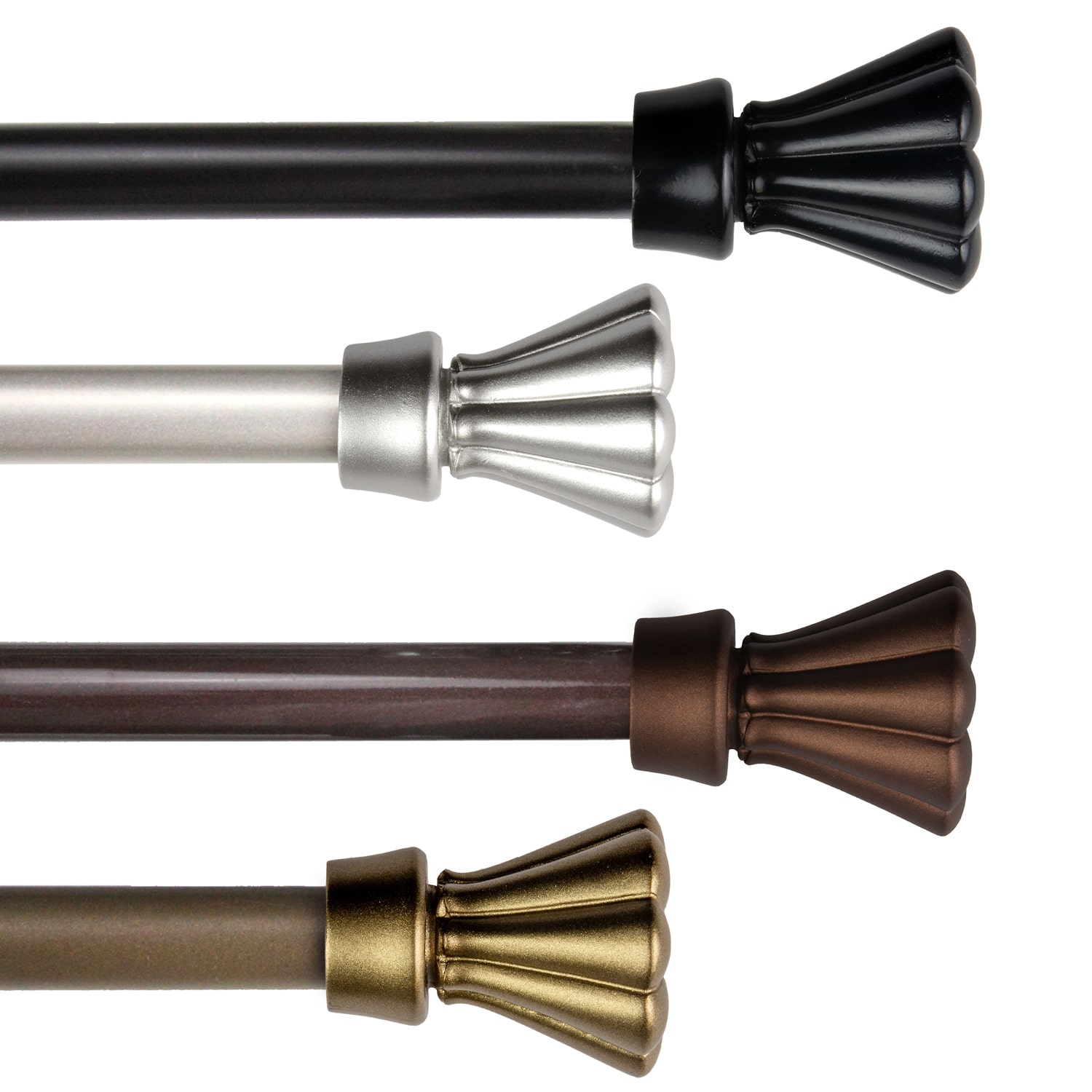 Rod Desyne Nisha 5/8 Adjustable Curtain