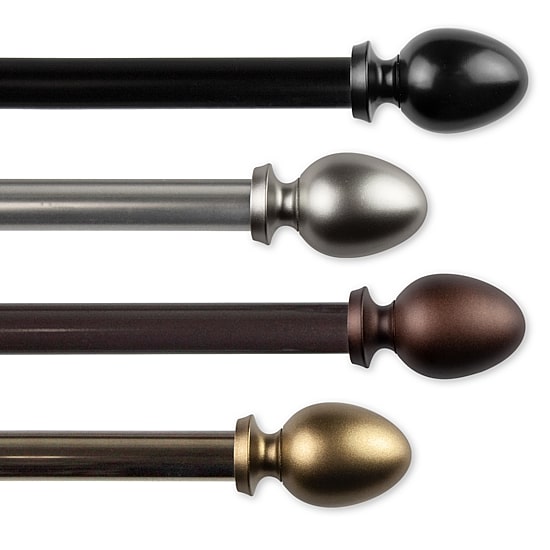 Rod Desyne Emeka 3/4 IN Adjustable Curtain Rod