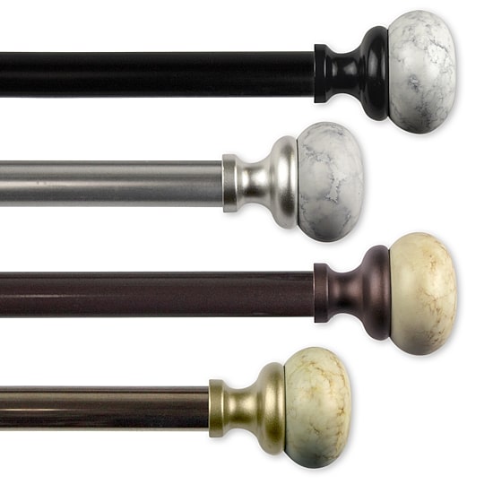 Rod Desyne Merlyn 3/4 IN Adjustable Curtain Rod