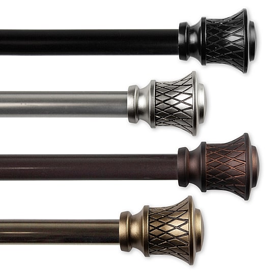 Rod Desyne Lennart 3/4 IN Adjustable Curtain Rod