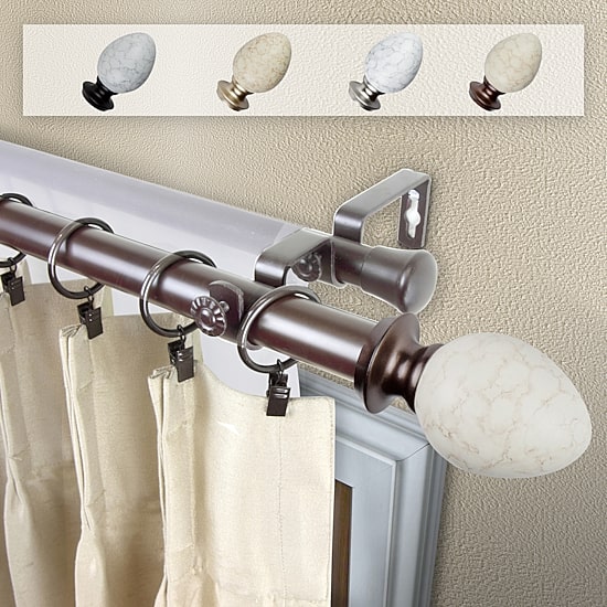 Rod Desyne Ovate Double Curtain Rod
