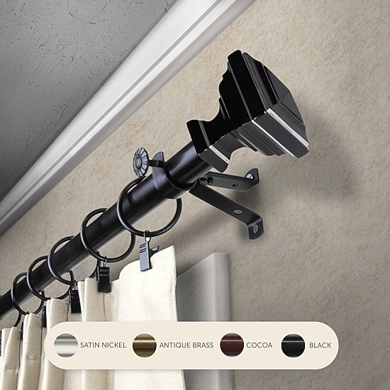 Rod Desyne Eudora 3/4 IN Adjustable Curtain Rod