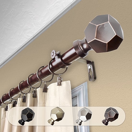 Rod Desyne Darden 1 IN Adjustable Curtain Rod