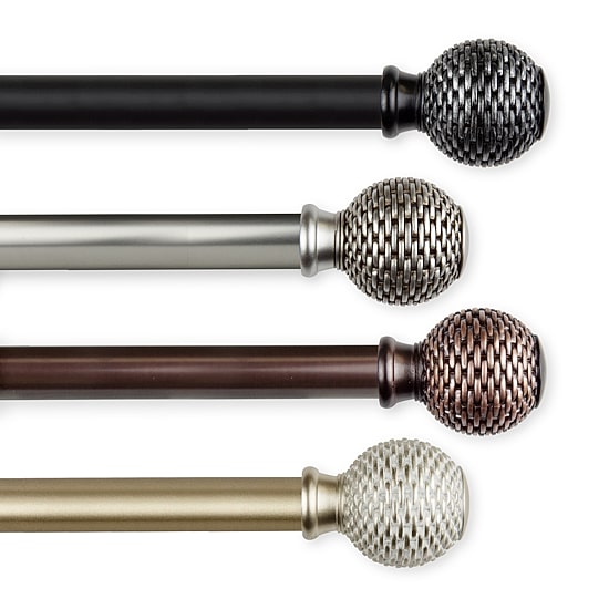 Rod Desyne Bala 1 IN Adjustable Curtain Rod