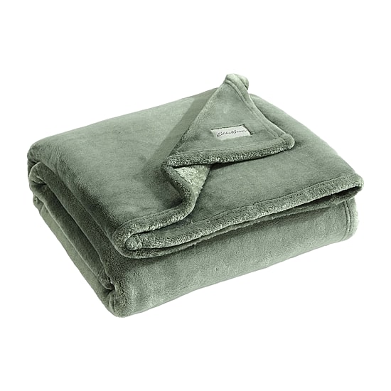 Eddie Bauer Ultra Lux Plush Reversible Lightweight Throw