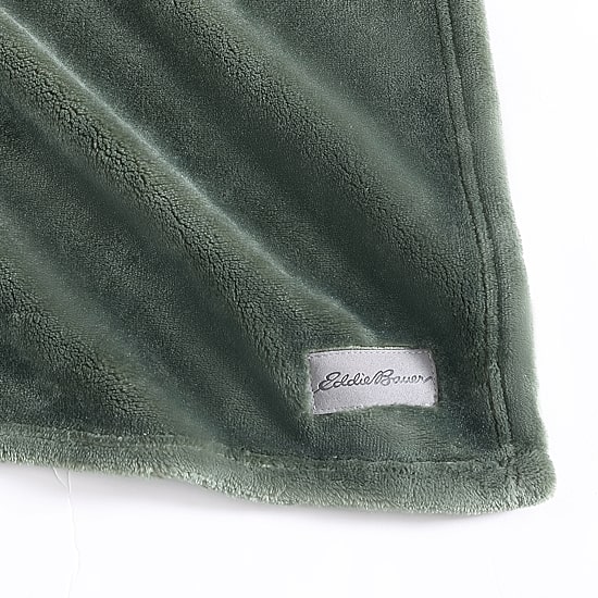 Eddie Bauer Ultra Lux Plush Reversible Lightweight Throw