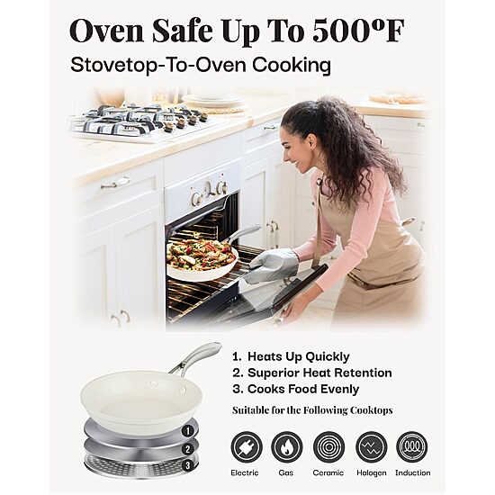 Gotham Steel Ultra 10" Non-Stick Frying Pan with Stay Cool Handle