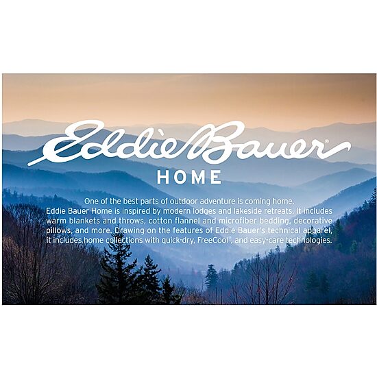 Eddie Bauer Mountain Tartan Washable Lightweight Throw