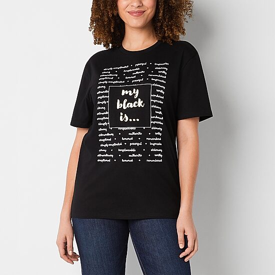Hope & Wonder Black History Month Adult Short Sleeve Graphic T-Shirt