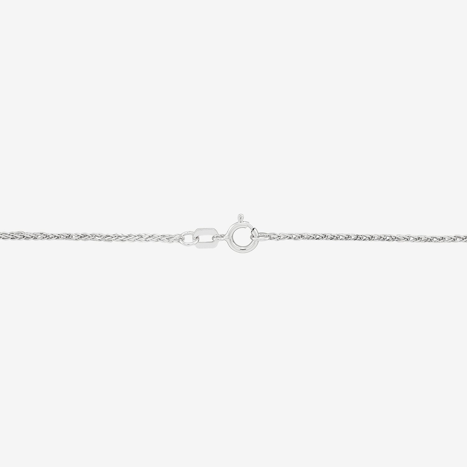 Womens 14K Gold 16 Inch Wheat Chain Necklace