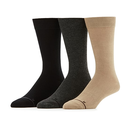 Stafford Super Soft Lux Mens 3 Pair Crew Socks