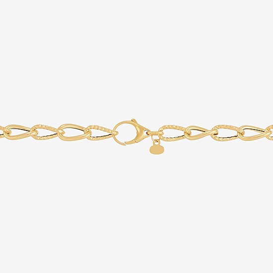 Mia Oro Unisex Adult 14K Gold 22 Inch Link Necklace