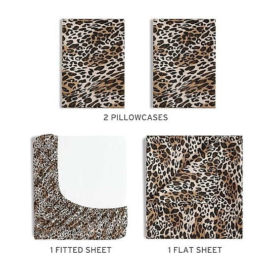 Beatrice Home Fashions Whimsical Print Sheet Set