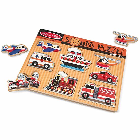 Melissa & Doug Vehicles Sound Puzzle