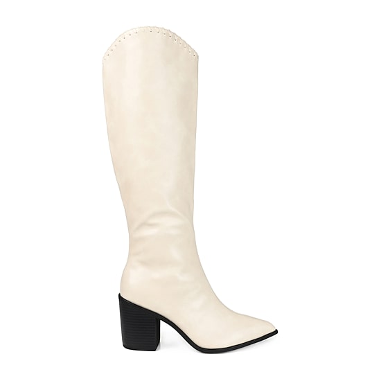 Journee Collection Womens Daria Stacked Heel Riding Boots
