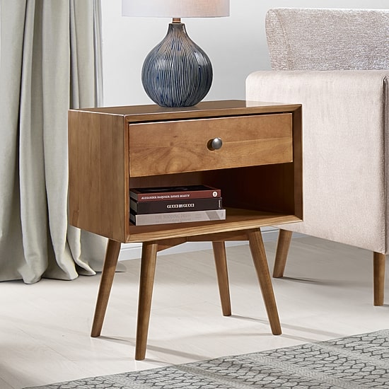 Walker Edison Durable 1-Drawer Nightstand