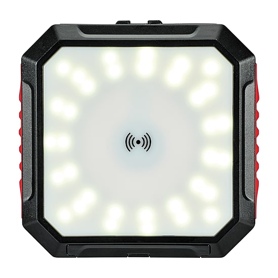 Solar Power Bank & Light with Wireless Charger