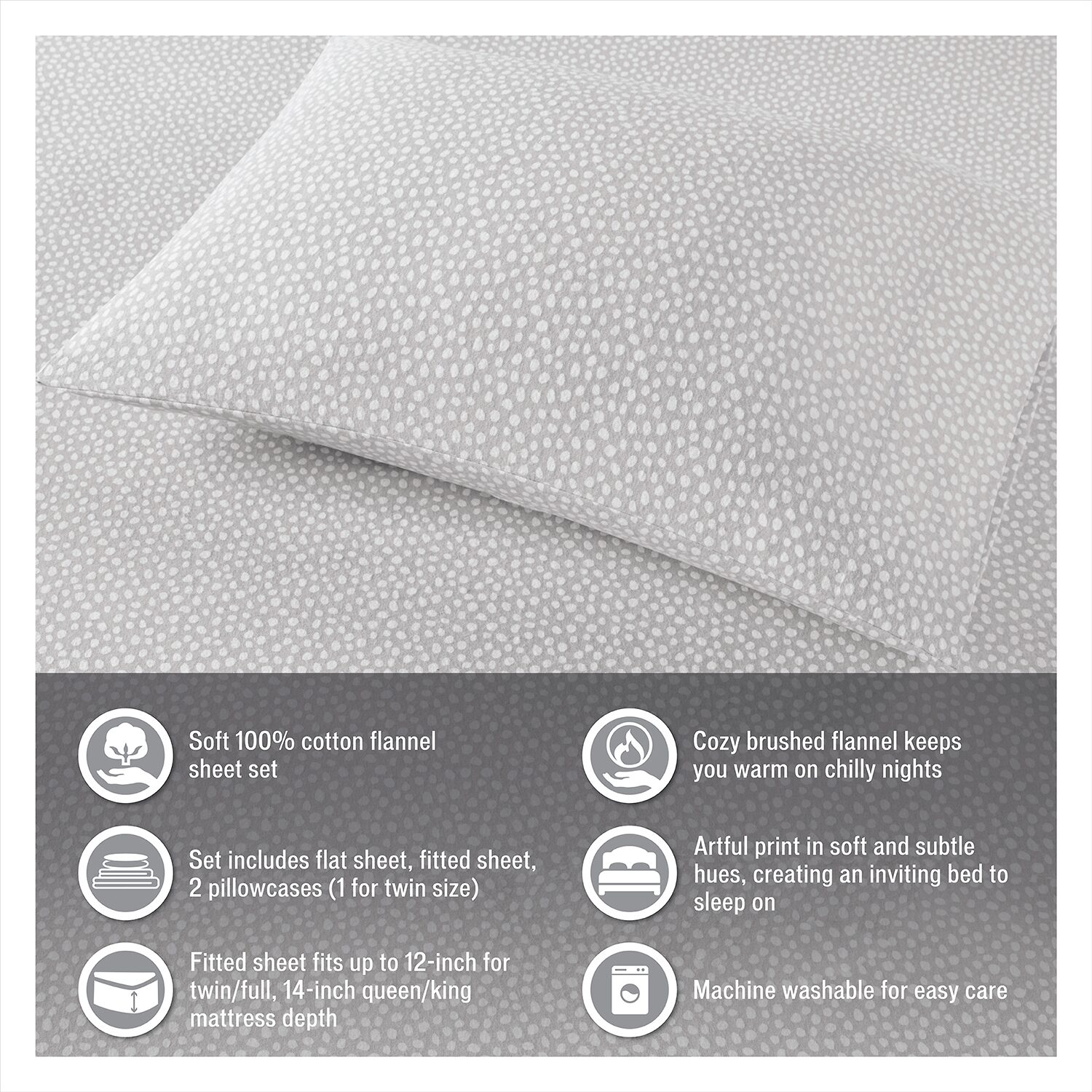 True North By Sleep Philosophy Flannel Sheet Set