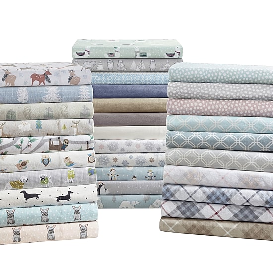 True North By Sleep Philosophy Cozy Flannel Cotton Sheet Set