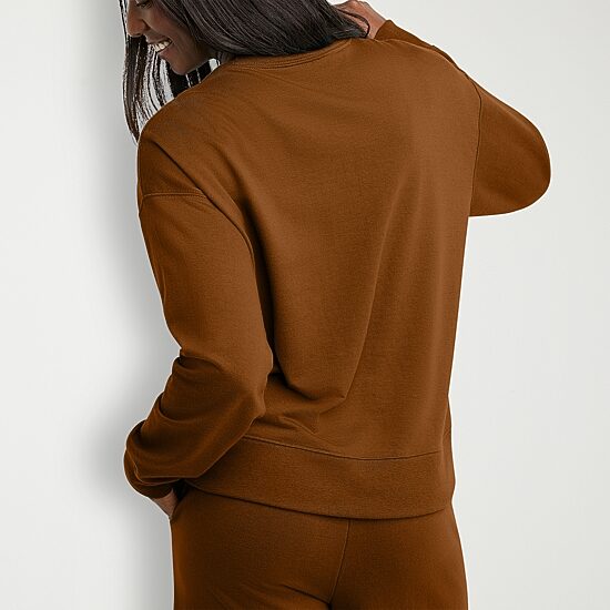 Hanes Womens Crew Neck Long Sleeve Sweatshirt