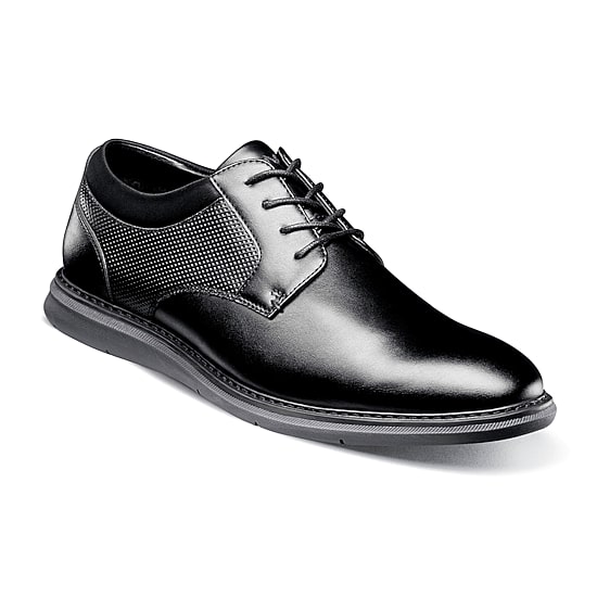 Nunn Bush Chase Plain Toe Mens Round Closed Toe Oxford Shoes Wide Width