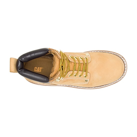 CAT Mens Second Shift Work Boots, Color: Tan - JCPenney display picture 1