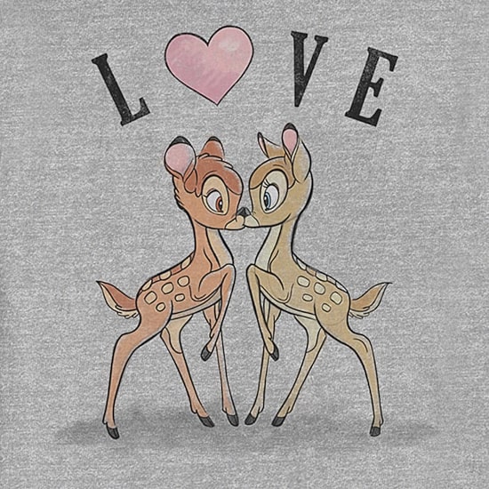 Mens Crew Neck Long Sleeve Bambi Sweatshirt