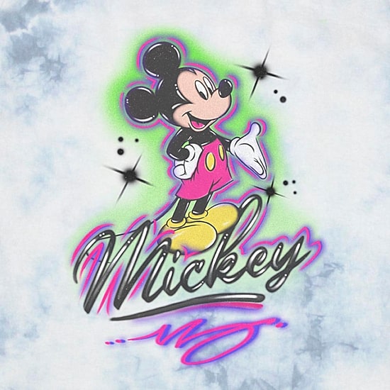 Mens Short Sleeve Mickey Mouse Graphic T-Shirt