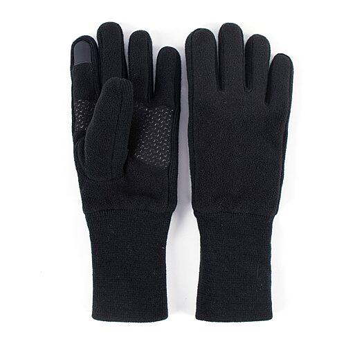Heat Holders Orford Smart Fleece Gloves for Men - Black