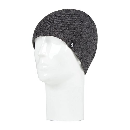 Heat Holders Mens Moisture Wicking Beanie, One Size, Black
