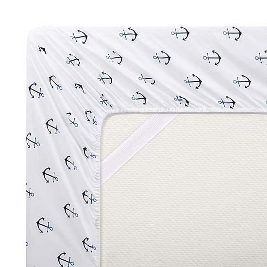 Sweet Home Collection™ Ship Anchor Microfiber Wrinkle Resistant Kids Sheet Set