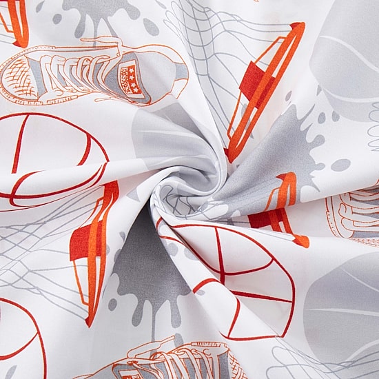 Sweet Home Collection™ Basketball Microfiber Wrinkle Resistant Kids Sheet Set