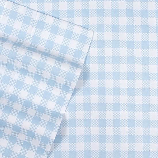 Sweet Home Collection™ Gingham Microfiber Wrinkle Resistant Kids Sheet Set